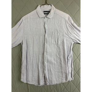 Saks Fifth Avenue Button Up Men's‎ Large Classic Fit